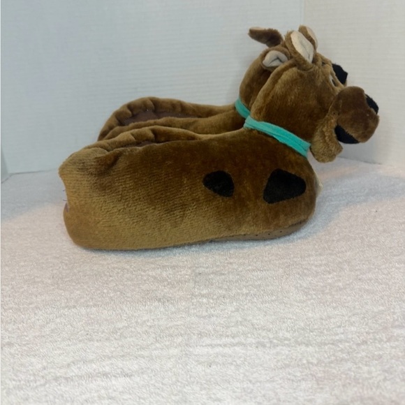 Cartoon Network Scooby Doo Slippers Brown Unisex (M) 7/8 Vintage 90's - Picture 4 of 6